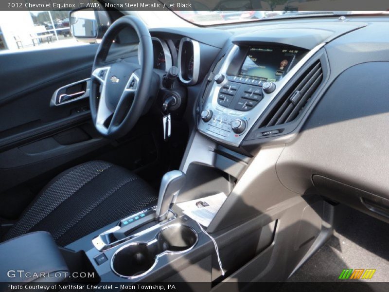 Mocha Steel Metallic / Jet Black 2012 Chevrolet Equinox LT AWD