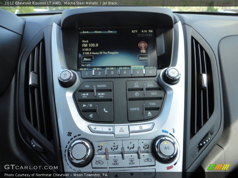 Mocha Steel Metallic / Jet Black 2012 Chevrolet Equinox LT AWD