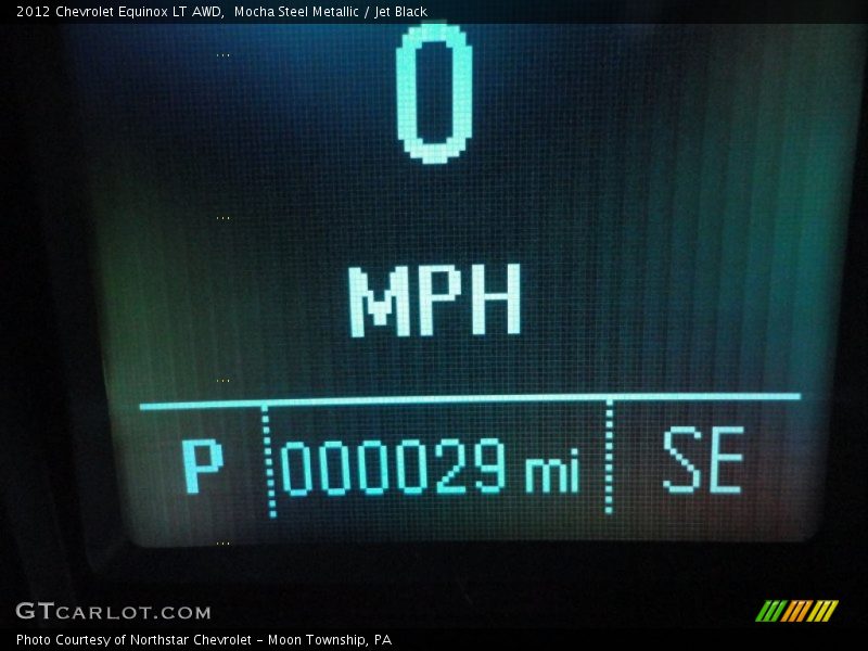 Mocha Steel Metallic / Jet Black 2012 Chevrolet Equinox LT AWD