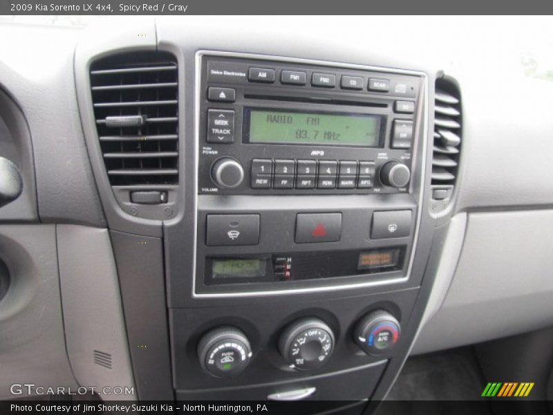 Controls of 2009 Sorento LX 4x4