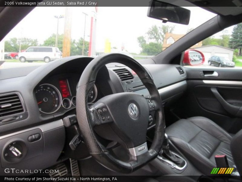 Salsa Red / Grey 2006 Volkswagen Jetta GLI Sedan