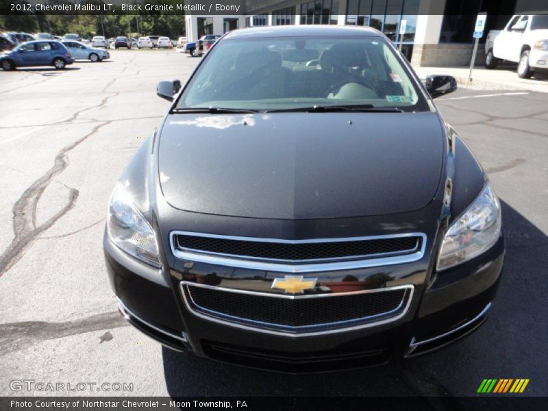 Black Granite Metallic / Ebony 2012 Chevrolet Malibu LT
