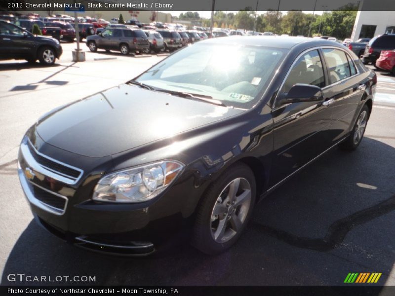 Black Granite Metallic / Ebony 2012 Chevrolet Malibu LT