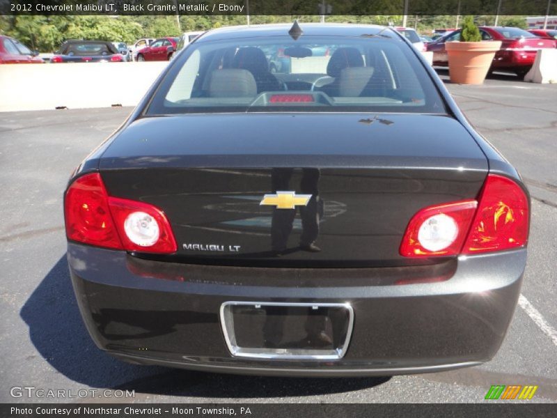 Black Granite Metallic / Ebony 2012 Chevrolet Malibu LT