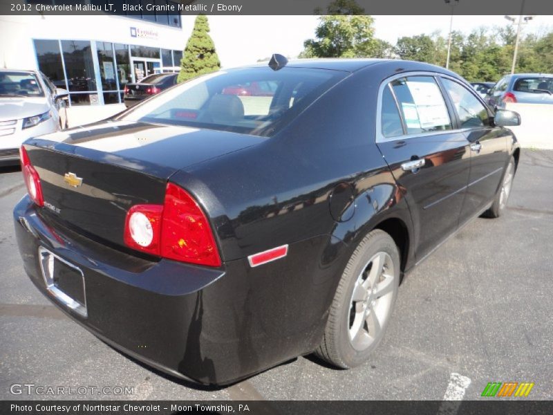 Black Granite Metallic / Ebony 2012 Chevrolet Malibu LT