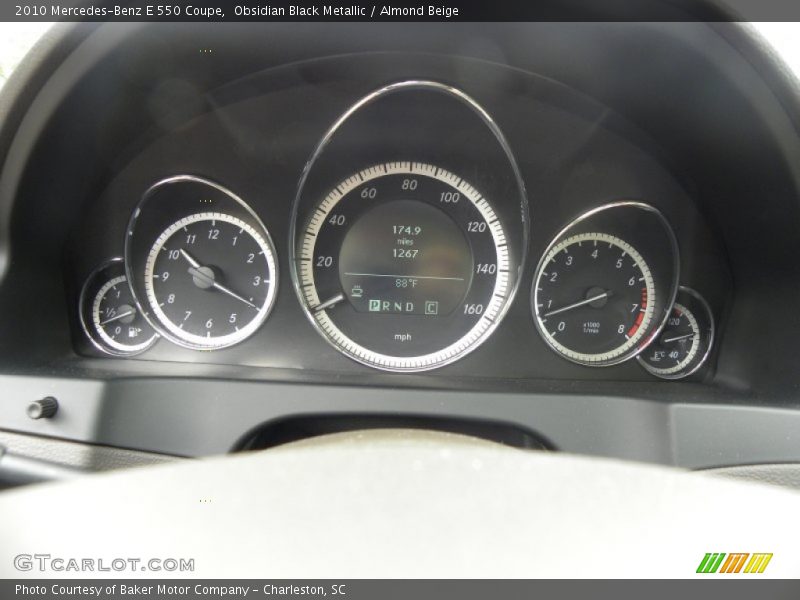  2010 E 550 Coupe 550 Coupe Gauges