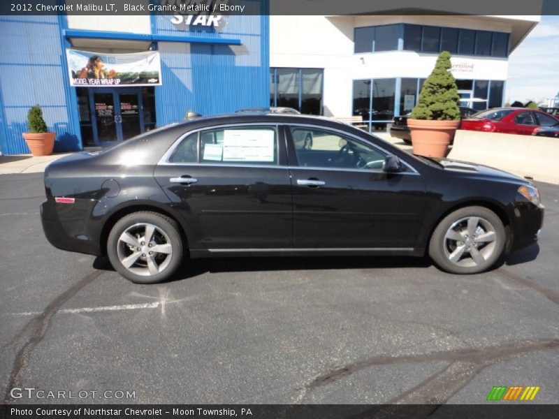 Black Granite Metallic / Ebony 2012 Chevrolet Malibu LT