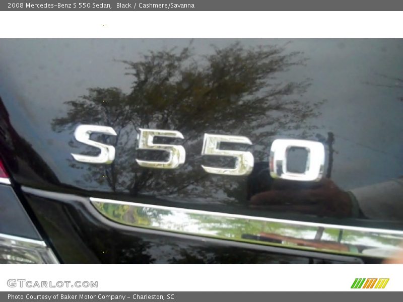 Black / Cashmere/Savanna 2008 Mercedes-Benz S 550 Sedan