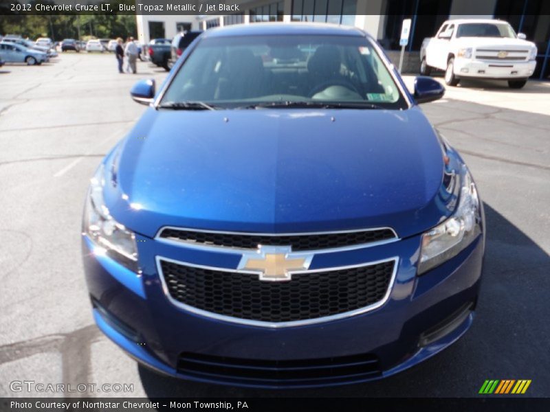 Blue Topaz Metallic / Jet Black 2012 Chevrolet Cruze LT
