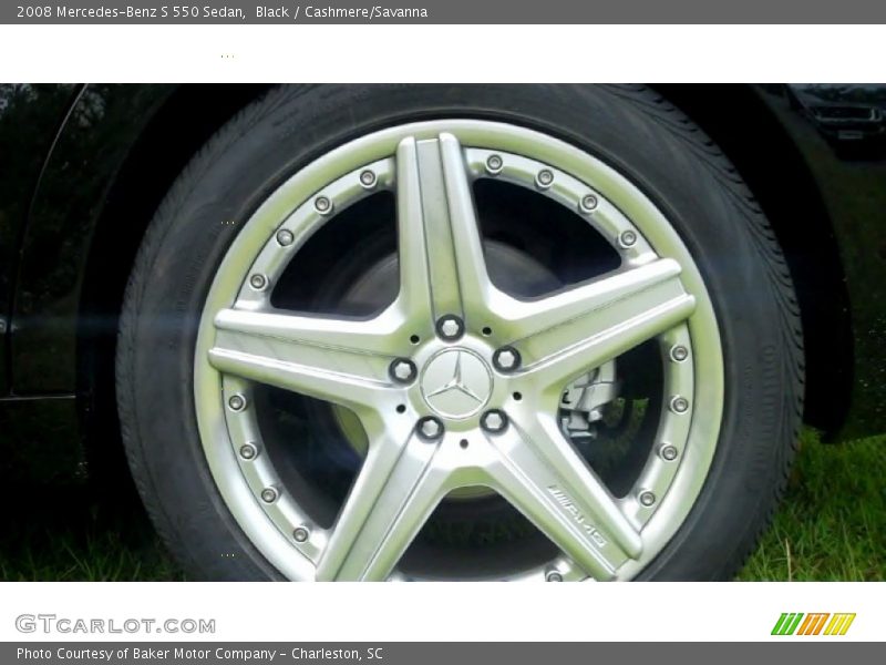 Black / Cashmere/Savanna 2008 Mercedes-Benz S 550 Sedan