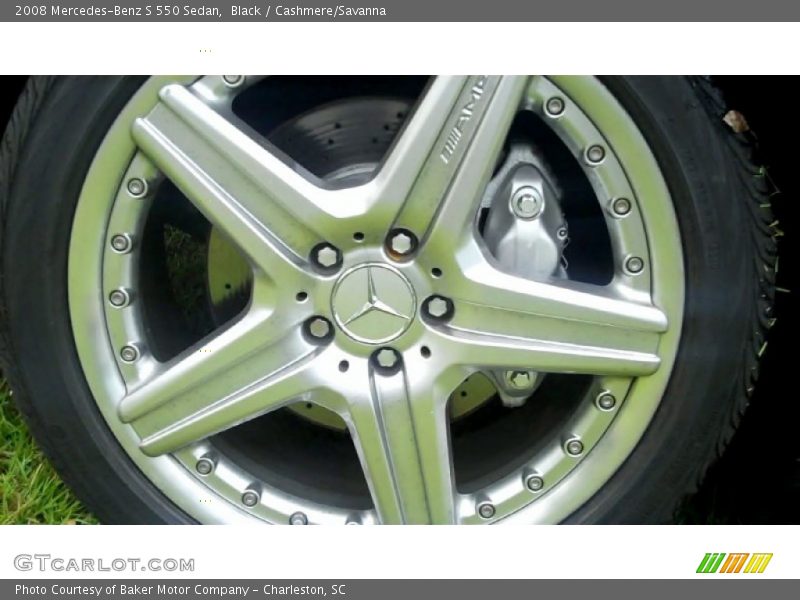 Black / Cashmere/Savanna 2008 Mercedes-Benz S 550 Sedan