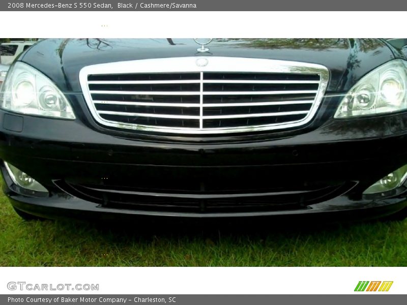 Black / Cashmere/Savanna 2008 Mercedes-Benz S 550 Sedan
