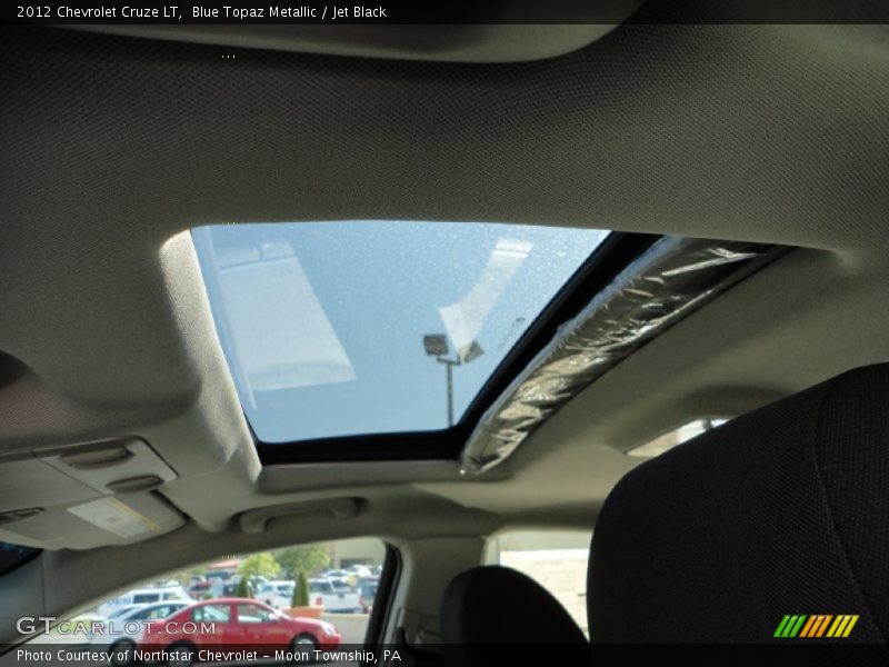 Blue Topaz Metallic / Jet Black 2012 Chevrolet Cruze LT