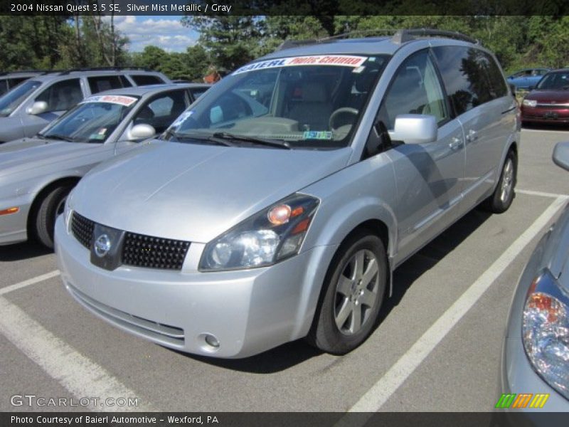 Silver Mist Metallic / Gray 2004 Nissan Quest 3.5 SE