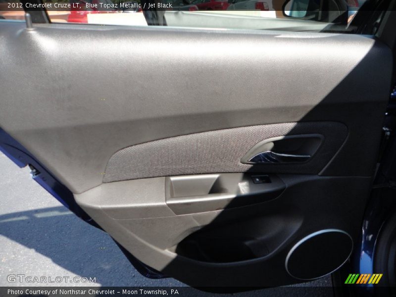 Blue Topaz Metallic / Jet Black 2012 Chevrolet Cruze LT