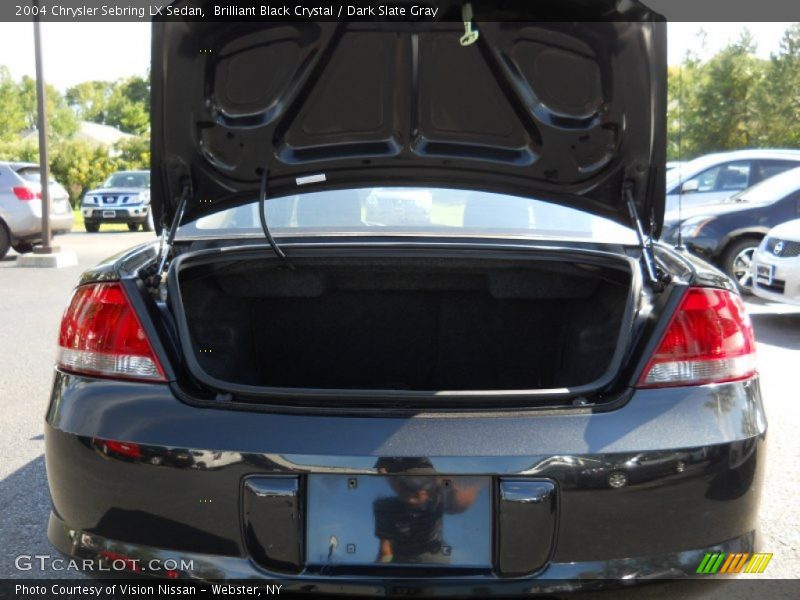 Brilliant Black Crystal / Dark Slate Gray 2004 Chrysler Sebring LX Sedan