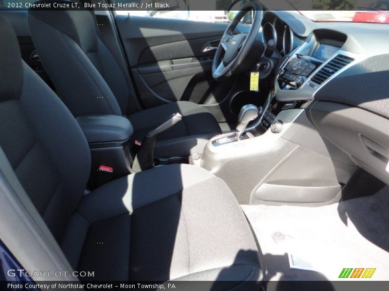 Blue Topaz Metallic / Jet Black 2012 Chevrolet Cruze LT