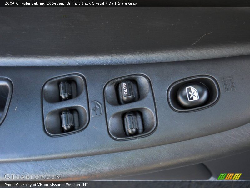 Brilliant Black Crystal / Dark Slate Gray 2004 Chrysler Sebring LX Sedan