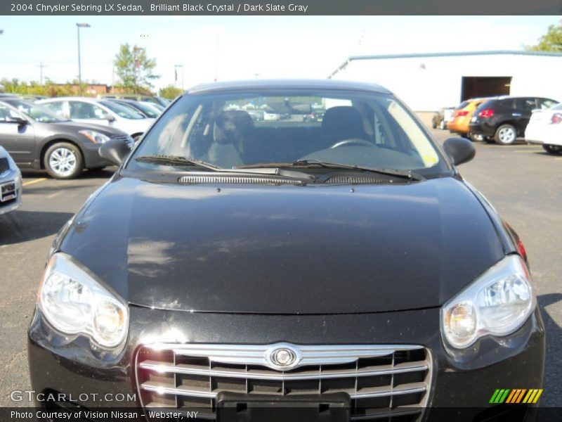 Brilliant Black Crystal / Dark Slate Gray 2004 Chrysler Sebring LX Sedan