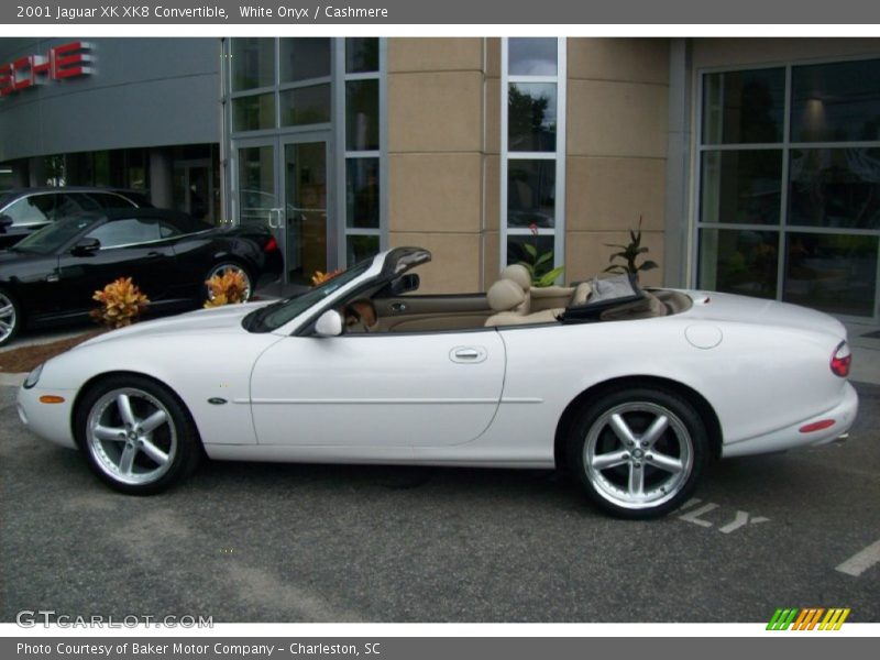 White Onyx / Cashmere 2001 Jaguar XK XK8 Convertible