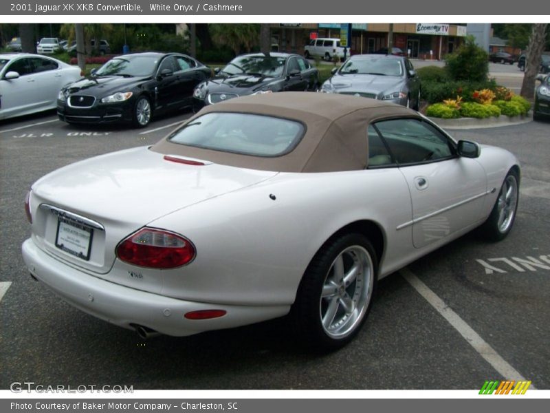 White Onyx / Cashmere 2001 Jaguar XK XK8 Convertible
