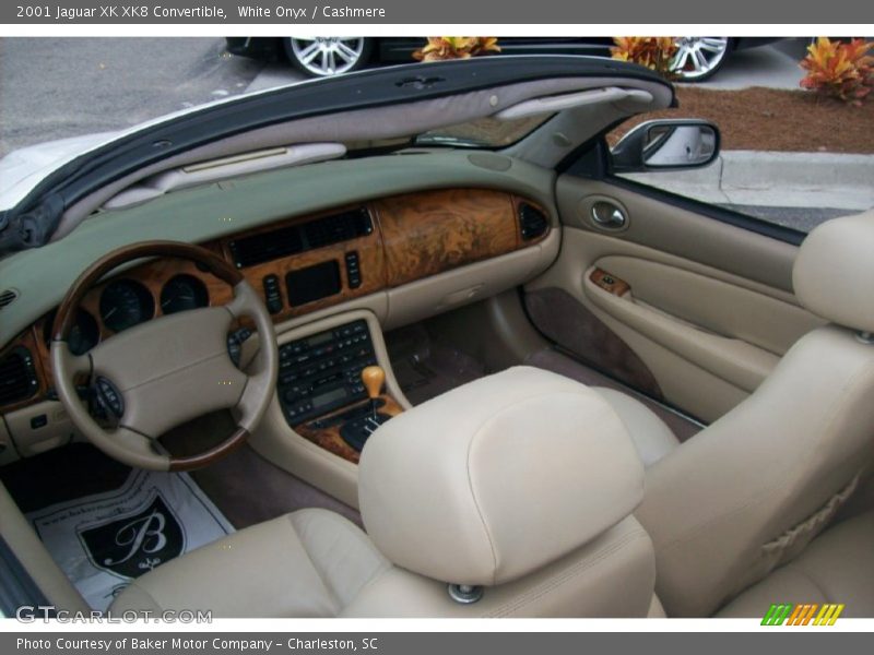 White Onyx / Cashmere 2001 Jaguar XK XK8 Convertible