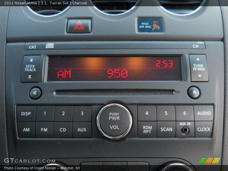 Tuscan Sun / Charcoal 2011 Nissan Altima 2.5 S