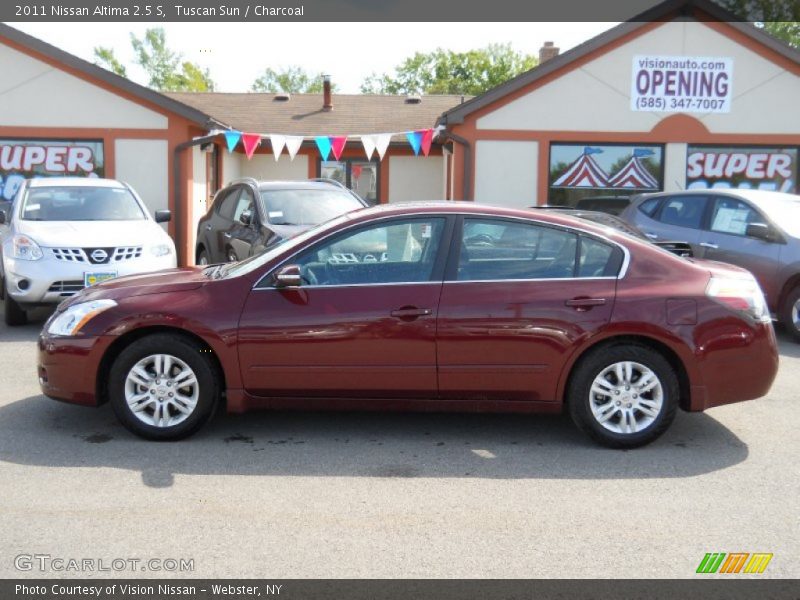 Tuscan Sun / Charcoal 2011 Nissan Altima 2.5 S
