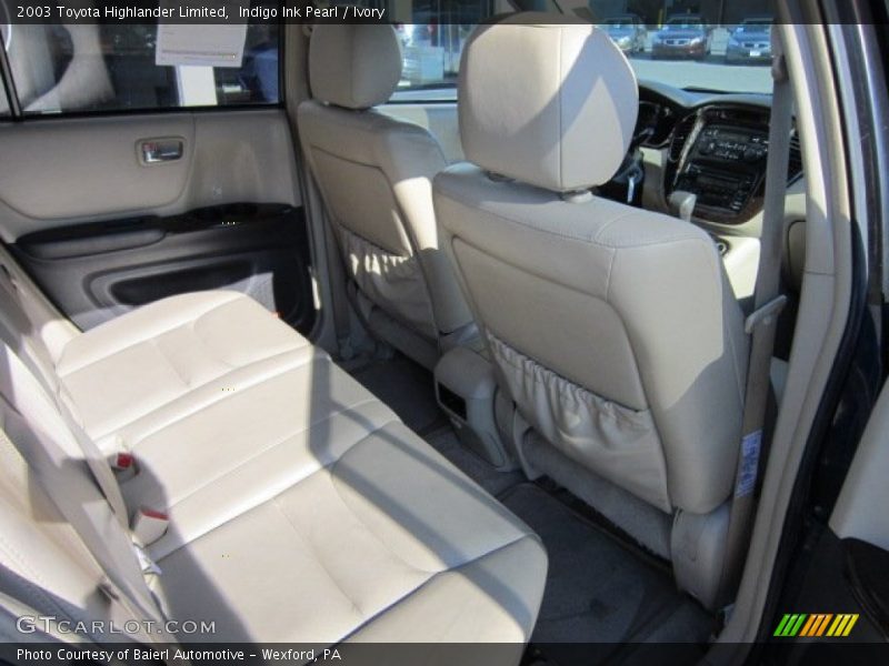Indigo Ink Pearl / Ivory 2003 Toyota Highlander Limited