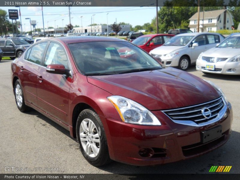 Tuscan Sun / Charcoal 2011 Nissan Altima 2.5 S
