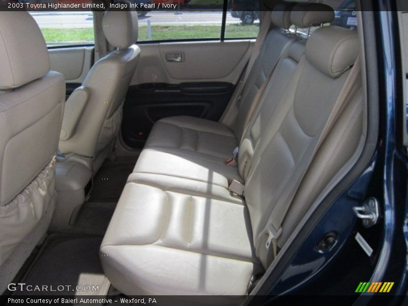 Indigo Ink Pearl / Ivory 2003 Toyota Highlander Limited