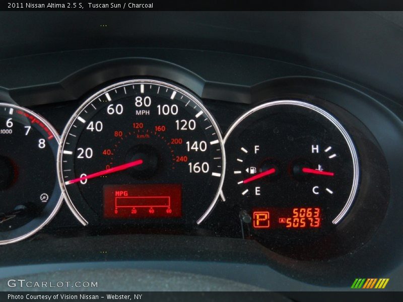 Tuscan Sun / Charcoal 2011 Nissan Altima 2.5 S