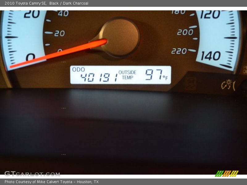 Black / Dark Charcoal 2010 Toyota Camry SE