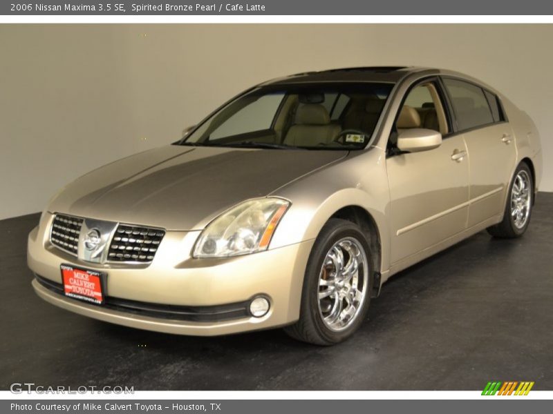 Spirited Bronze Pearl / Cafe Latte 2006 Nissan Maxima 3.5 SE