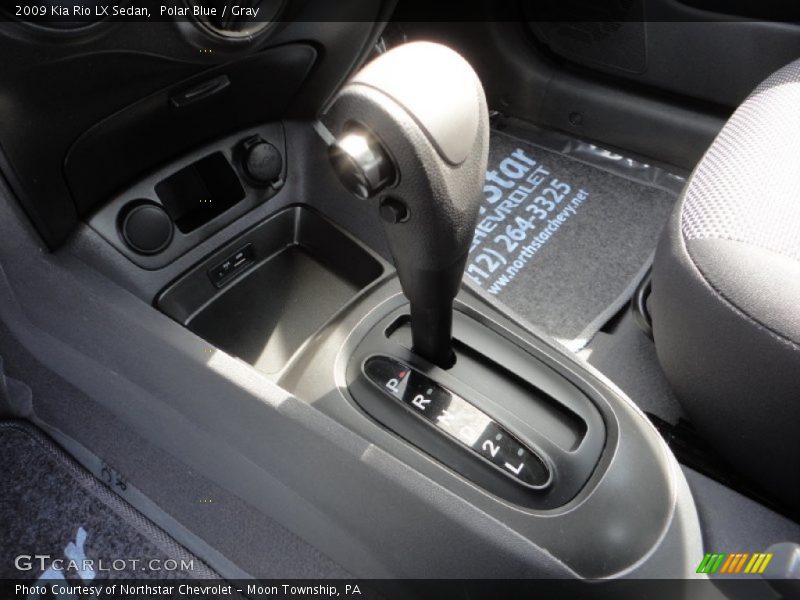 Polar Blue / Gray 2009 Kia Rio LX Sedan