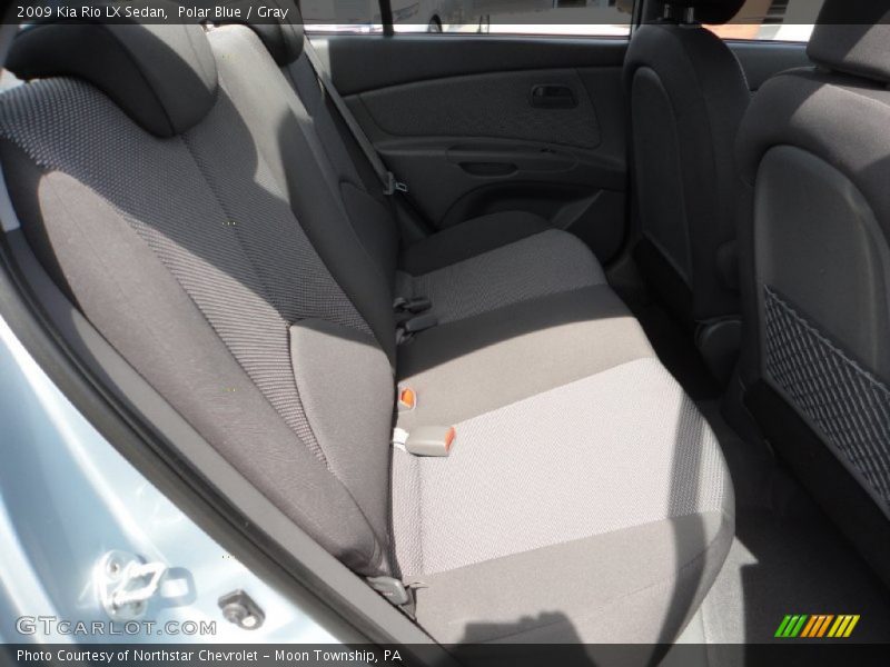 Polar Blue / Gray 2009 Kia Rio LX Sedan