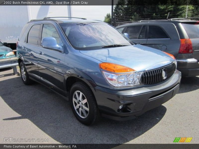 Opal Blue / Dark Gray 2002 Buick Rendezvous CXL AWD