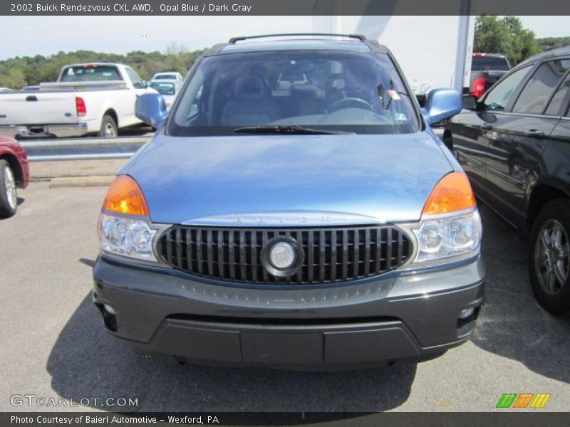 Opal Blue / Dark Gray 2002 Buick Rendezvous CXL AWD