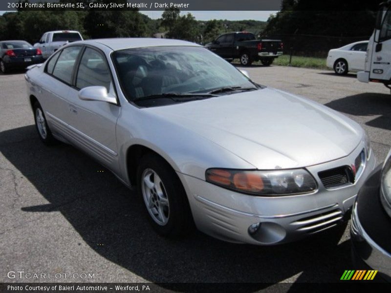 Galaxy Silver Metallic / Dark Pewter 2001 Pontiac Bonneville SE
