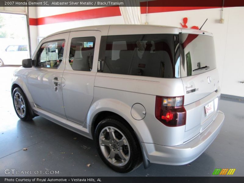 Alabaster Silver Metallic / Black/Titanium 2007 Honda Element SC