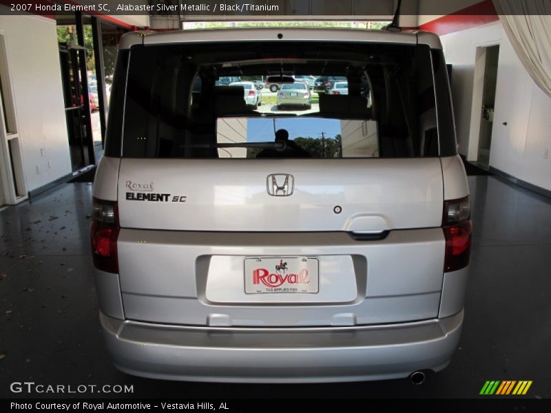 Alabaster Silver Metallic / Black/Titanium 2007 Honda Element SC