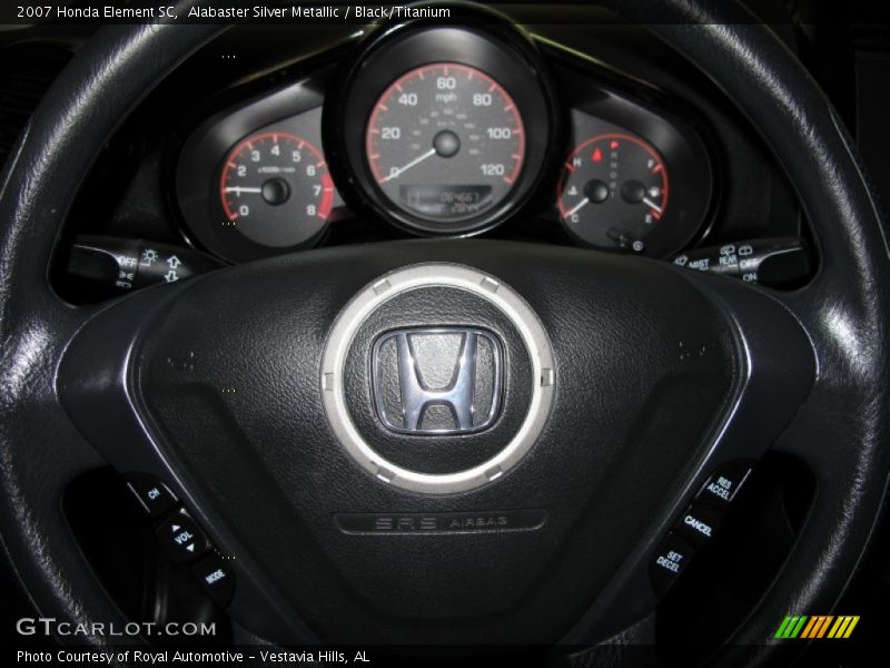 Alabaster Silver Metallic / Black/Titanium 2007 Honda Element SC