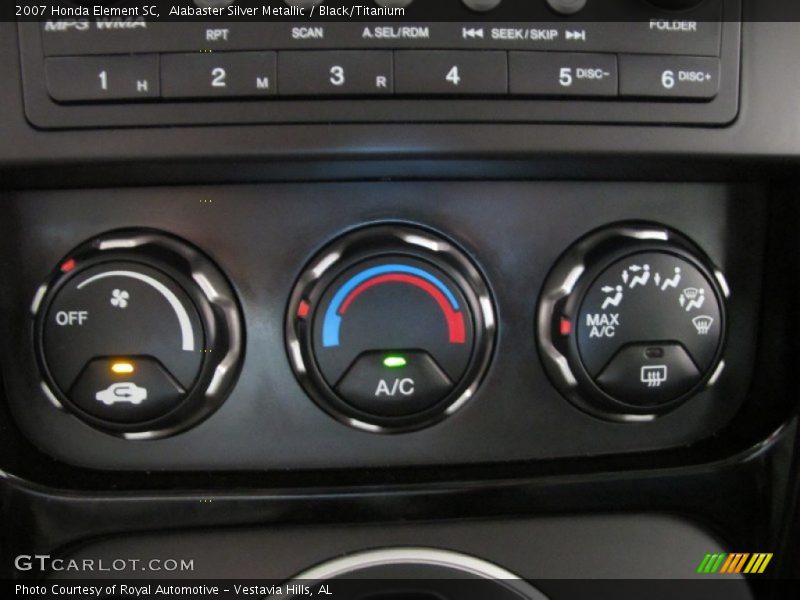 Alabaster Silver Metallic / Black/Titanium 2007 Honda Element SC
