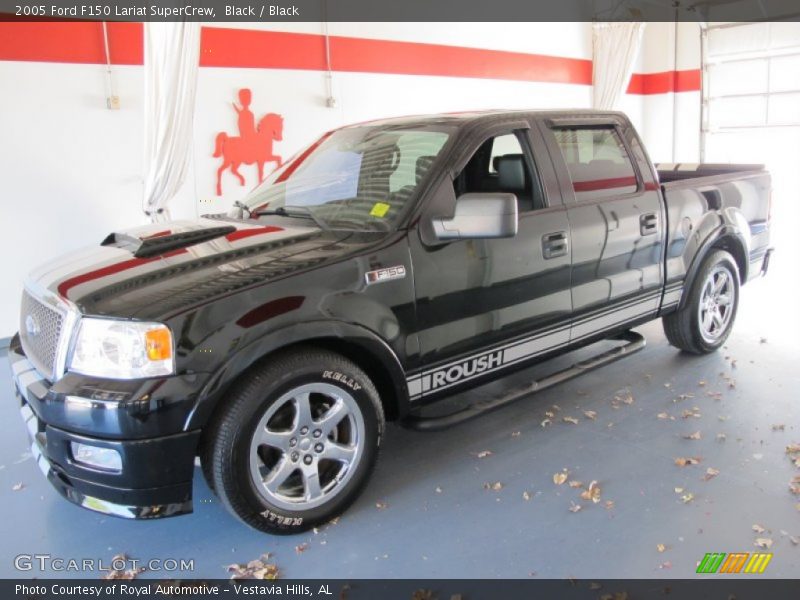 Black / Black 2005 Ford F150 Lariat SuperCrew