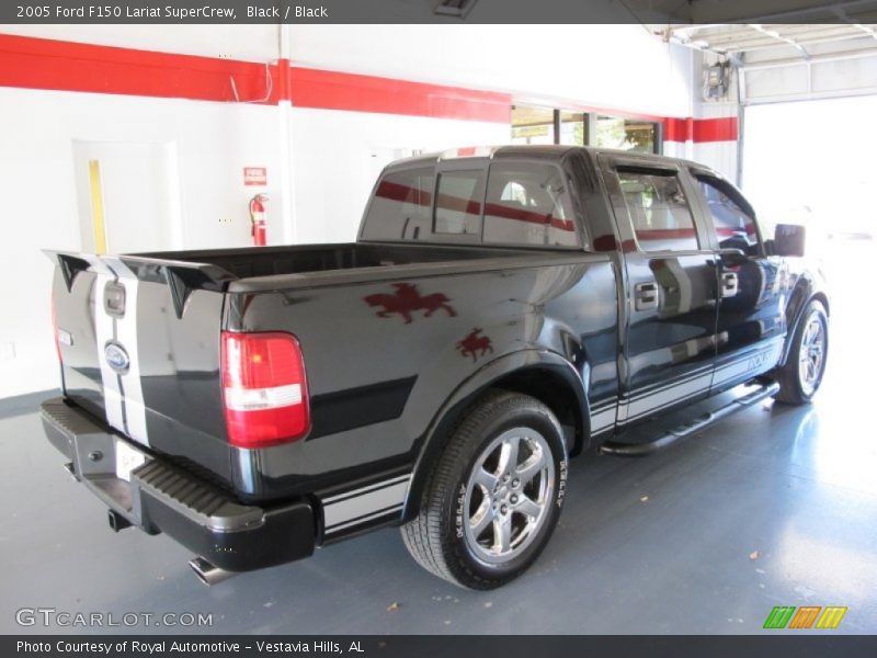 Black / Black 2005 Ford F150 Lariat SuperCrew