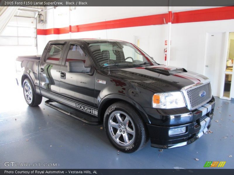 Black / Black 2005 Ford F150 Lariat SuperCrew