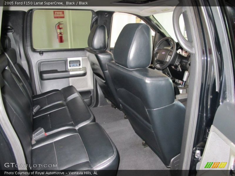 Black / Black 2005 Ford F150 Lariat SuperCrew