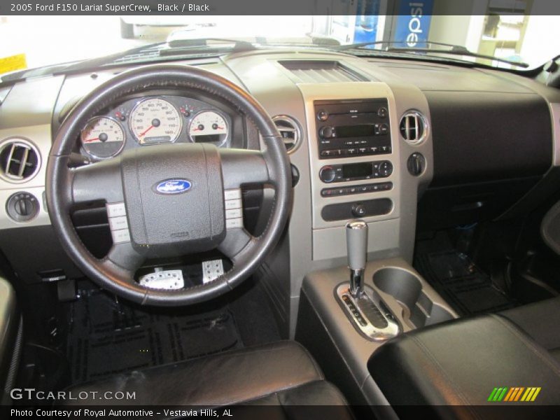 Black / Black 2005 Ford F150 Lariat SuperCrew