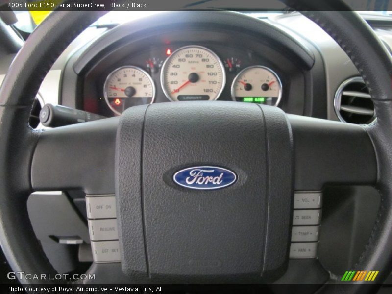 Black / Black 2005 Ford F150 Lariat SuperCrew