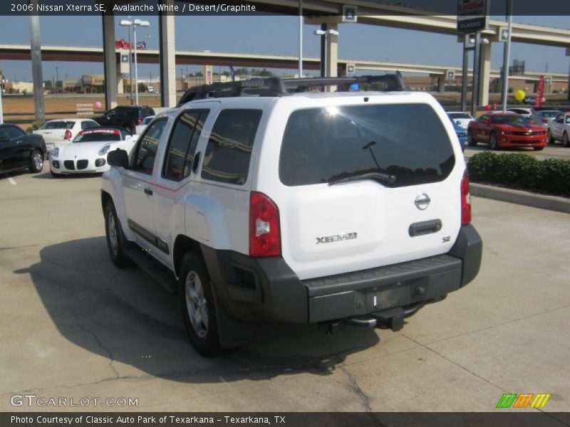 Avalanche White / Desert/Graphite 2006 Nissan Xterra SE